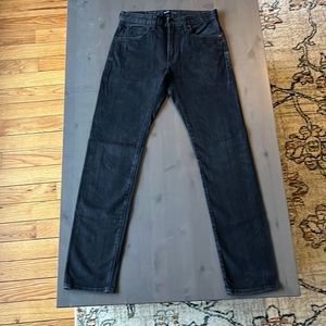 Lightly used Levi’s made and crafted black tack slim selvedge jeans 29 x 30